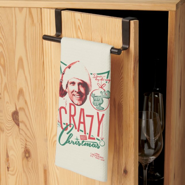 Christmas Vacation Crazy About Christmas Kitchen Towel (Thirds Fold)