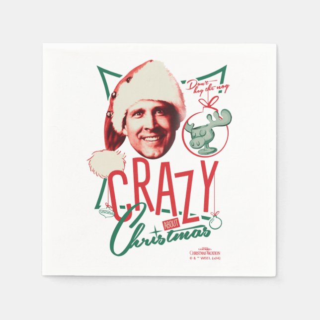 Christmas Vacation Crazy About Christmas Napkins (Front)