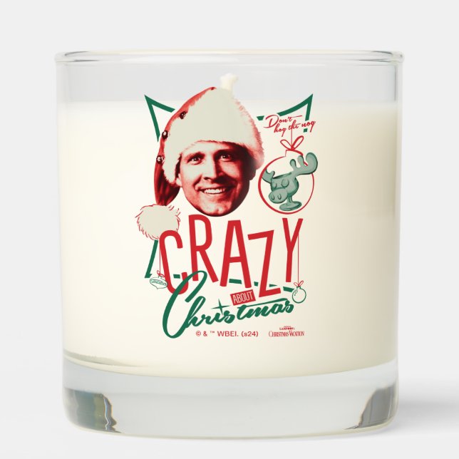 Christmas Vacation Crazy About Christmas Scented Candle (Front)