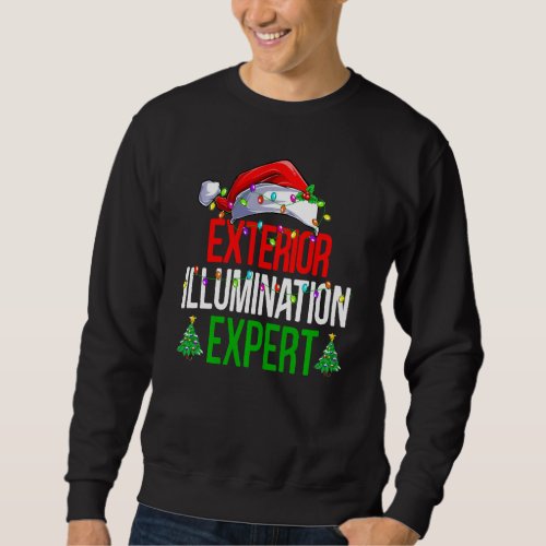 Christmas Vacation Decorations Exterior Illuminati Sweatshirt