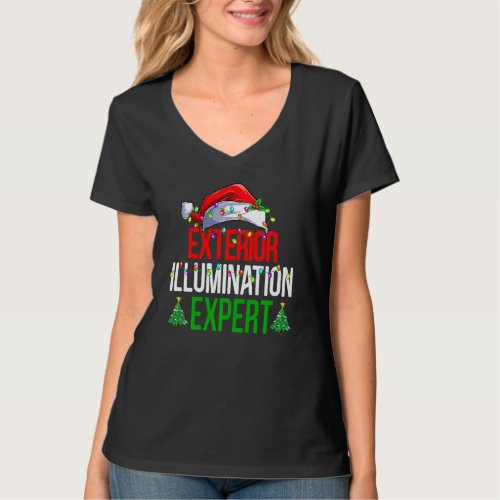 Christmas Vacation Decorations Exterior Illuminati T_Shirt