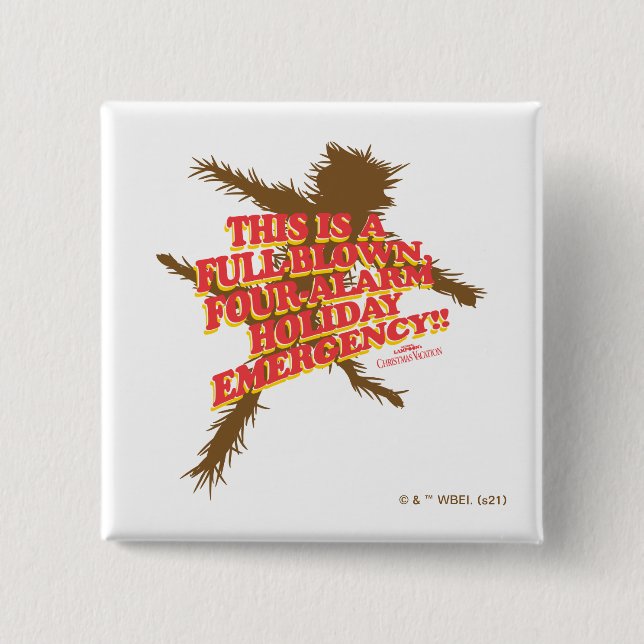 Christmas Vacation | Four-Alarm Holiday Emergency Button (Front)