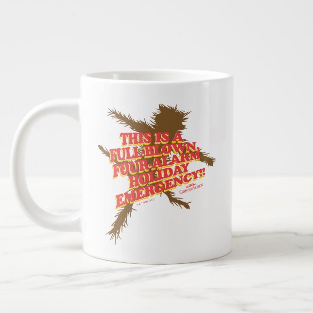 Christmas Vacation | Four-Alarm Holiday Emergency Giant Coffee Mug (Left)