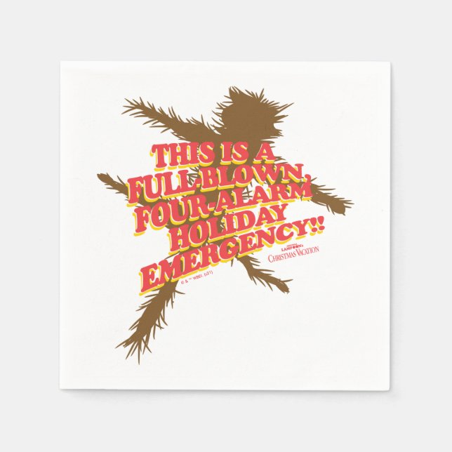 Christmas Vacation | Four-Alarm Holiday Emergency Napkins (Front)