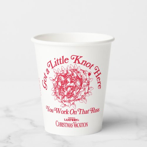 Christmas Vacation  Give a Little Knot Here Paper Cups