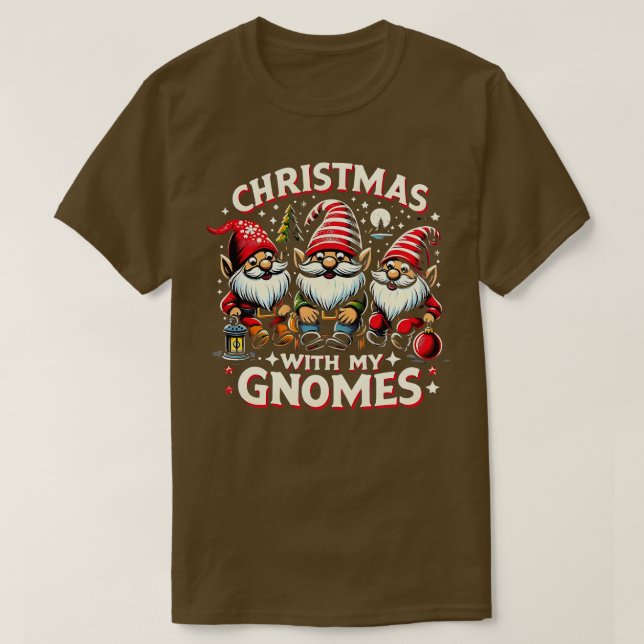 Christmas vacation gnomies perfect family party te T-Shirt (Design Front)