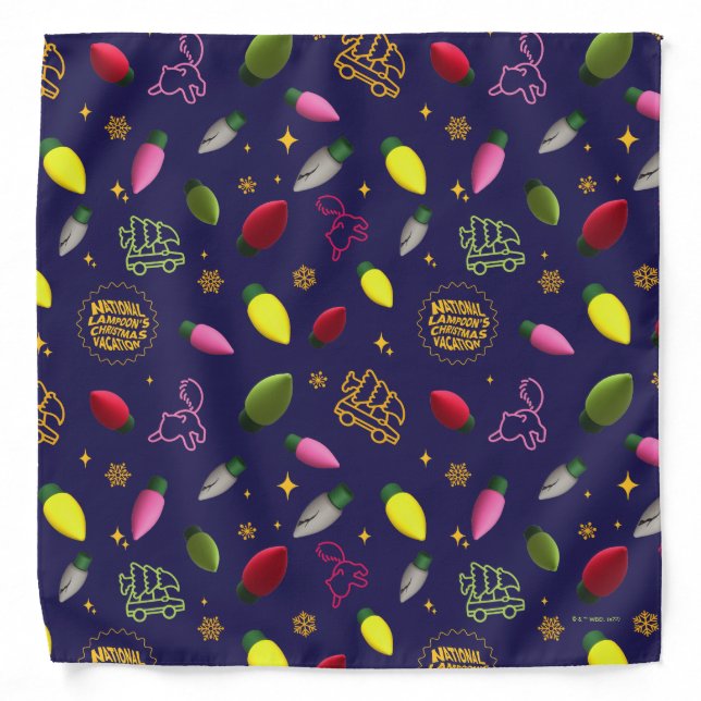 Christmas Vacation | Holiday Pattern Bandana (Front)