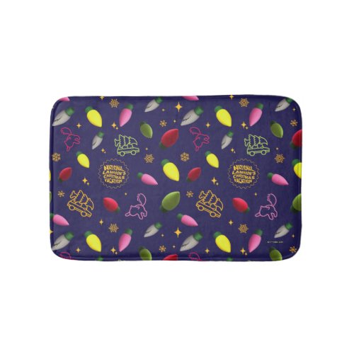 Christmas Vacation  Holiday Pattern Bath Mat