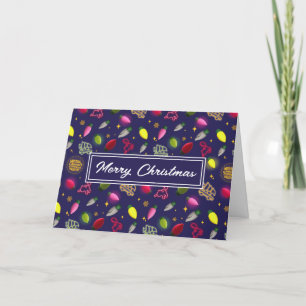Christmas Vacation Holiday Pattern Card