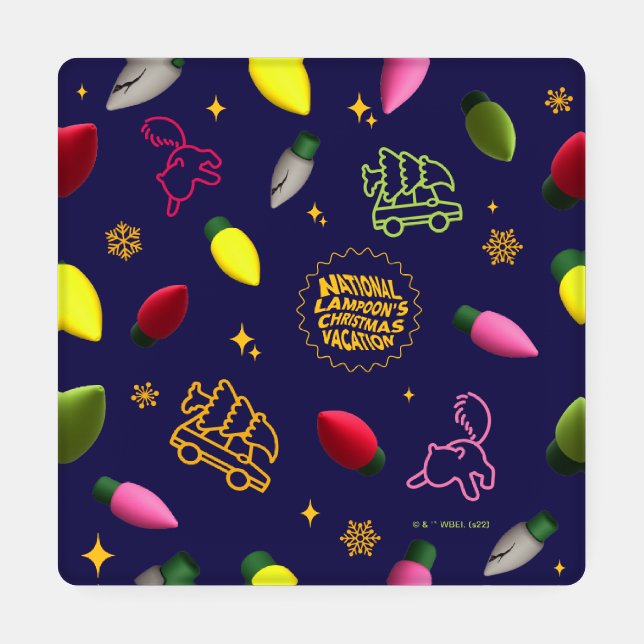 Christmas Vacation | Holiday Pattern Coaster Set (Single)