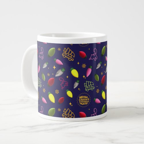 Christmas Vacation  Holiday Pattern Giant Coffee Mug