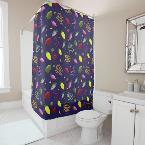 Christmas Vacation  Holiday Pattern Shower Curtain