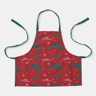 Christmas Vacation Holly Pattern Apron