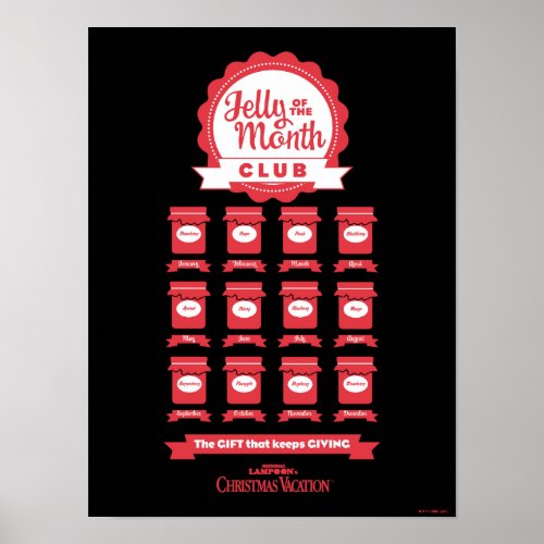 Christmas Vacation  Jelly of the Month Club Poster