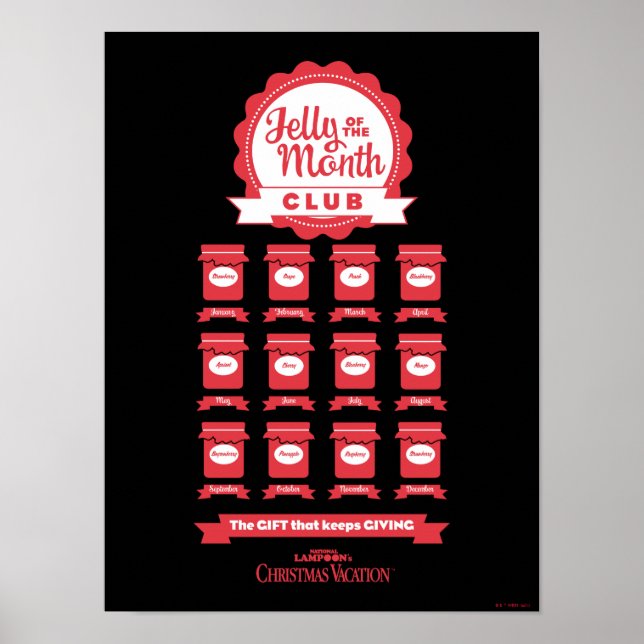 Christmas Vacation | Jelly of the Month Club Poster (Front)