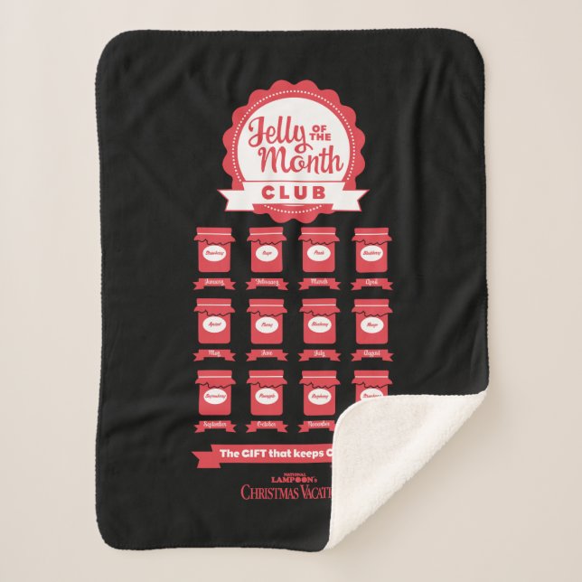 Christmas Vacation | Jelly of the Month Club Sherpa Blanket (Front)
