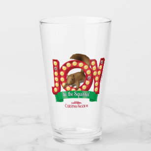 Christmas Vacation   Joy to the Squirrel Glass