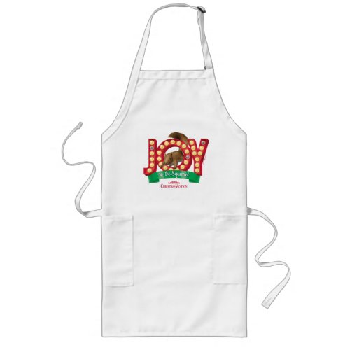 Christmas Vacation  Joy to the Squirrel Long Apron
