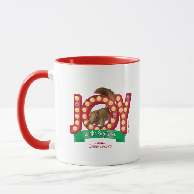 Christmas Vacation | Joy to the Squirrel Mug (Left)