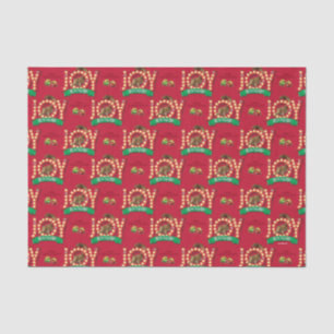 Christmas Vacation   Joy to the Squirrel Pattern Tissue Paper