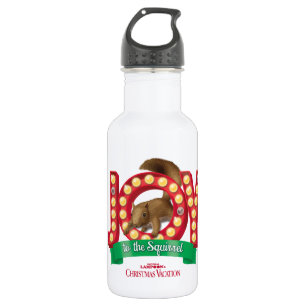 Christmas Vacation   Joy to the Squirrel Stainless Steel Water Bottle