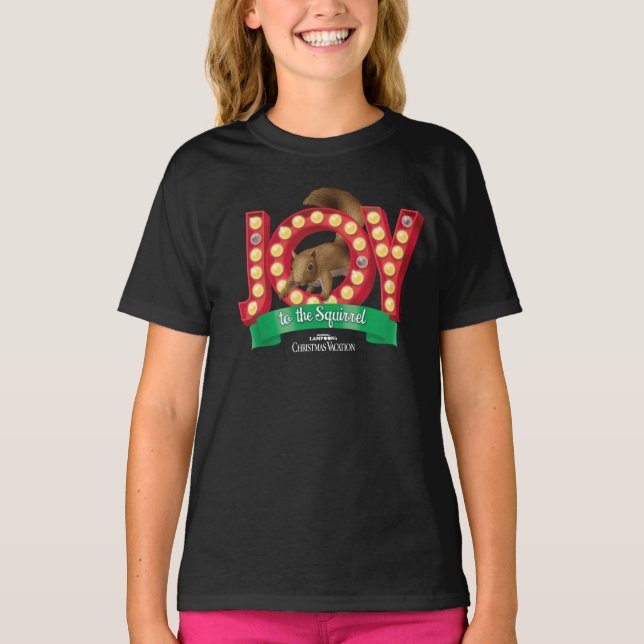 Christmas Vacation | Joy to the Squirrel T-Shirt (Front)