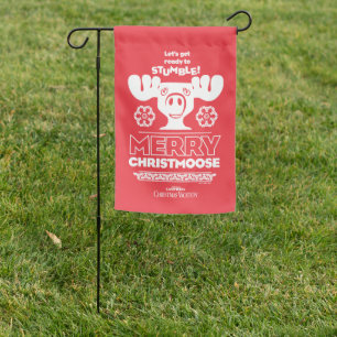 Christmas Vacation Merry Christmoose Garden Flag