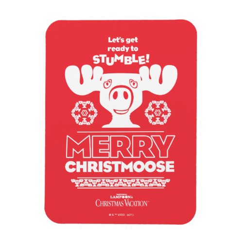 Christmas Vacation  Merry Christmoose Magnet
