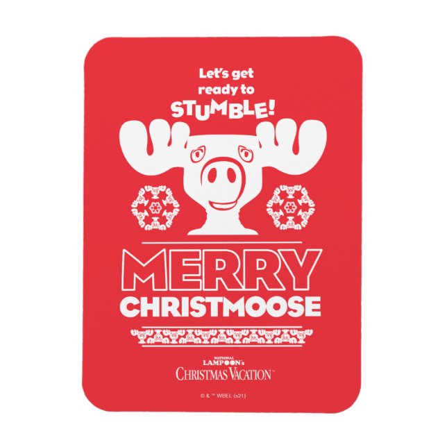 Christmas Vacation | Merry Christmoose Magnet (Vertical)