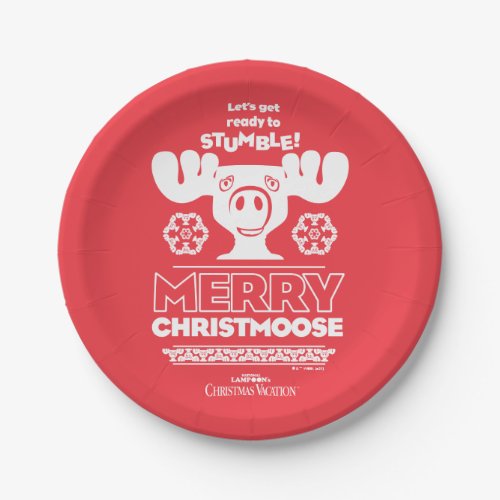 Christmas Vacation  Merry Christmoose Paper Plates