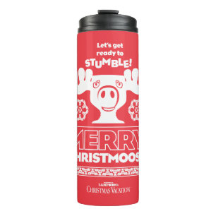 Christmas Vacation Merry Christmoose Thermal Tumbler