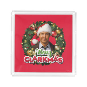 Christmas Vacation Merry Clarkmas Acrylic Tray