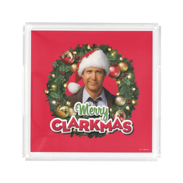 Christmas Vacation | Merry Clarkmas Acrylic Tray (Front)