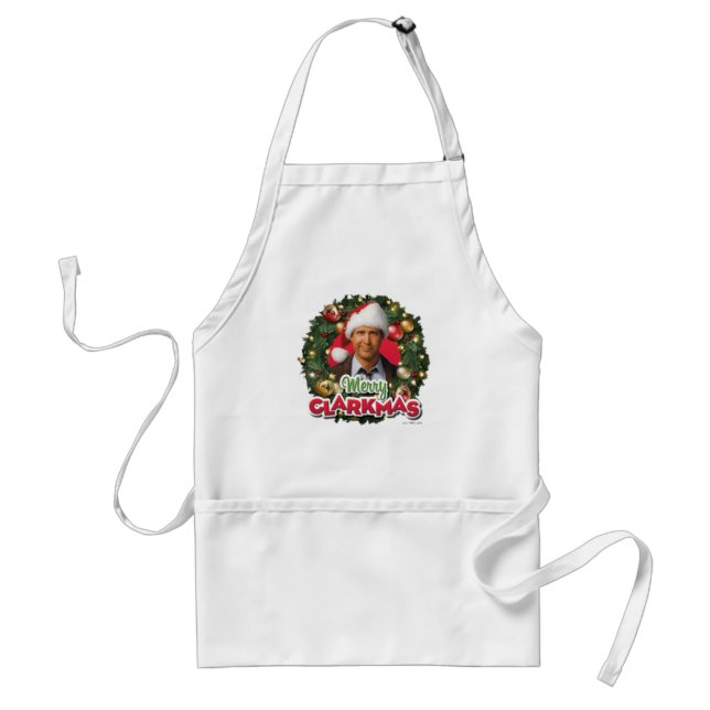Christmas Vacation | Merry Clarkmas Adult Apron (Front)