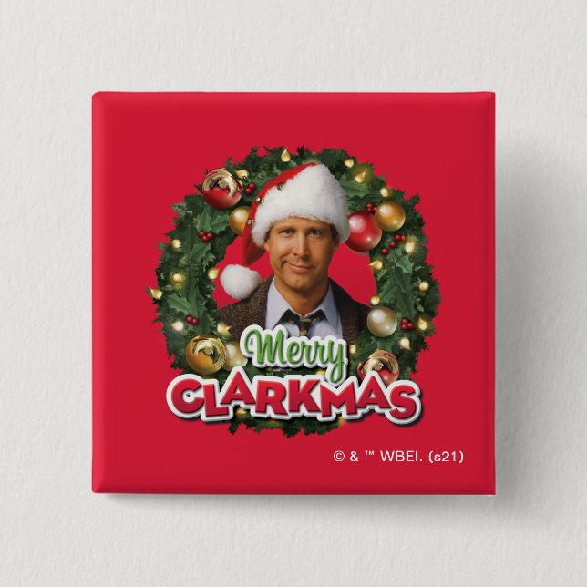 Christmas Vacation | Merry Clarkmas Button (Front)