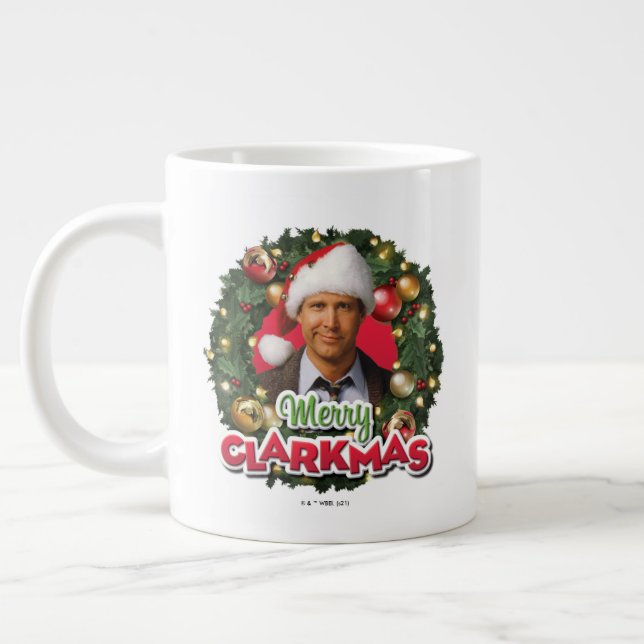 Christmas Vacation | Merry Clarkmas Giant Coffee Mug (Left)
