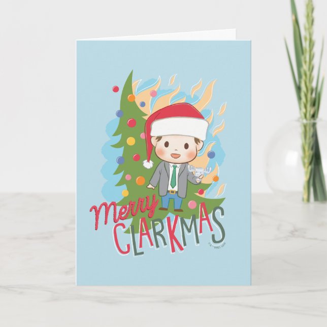 Christmas Vacation Merry Clarkmas Holiday Card (Front)