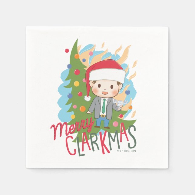 Christmas Vacation Merry Clarkmas Napkins (Front)