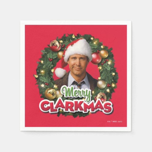 Christmas Vacation | Merry Clarkmas Napkins (Front)