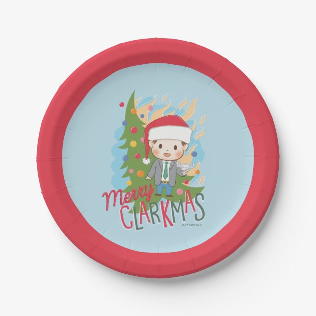 Christmas Vacation Merry Clarkmas Paper Plates (Front)