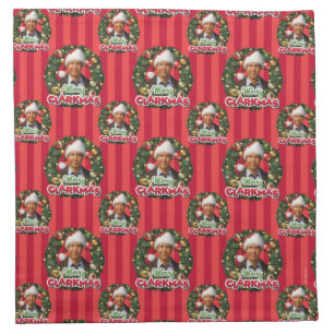 Christmas Vacation Merry Clarkmas Pattern Cloth Napkin