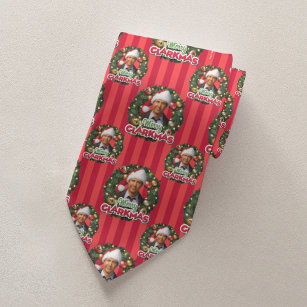 Christmas Vacation   Merry Clarkmas Pattern Neck Tie
