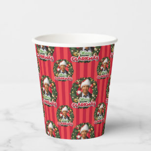 Christmas Vacation   Merry Clarkmas Pattern Paper Cups