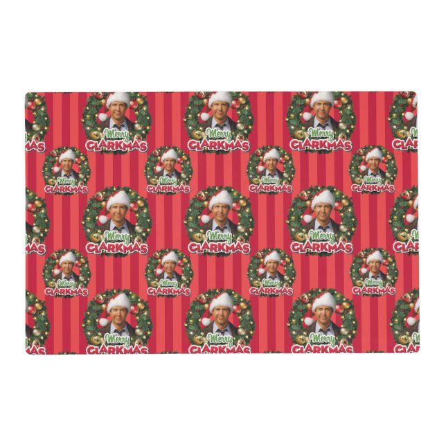 Christmas Vacation | Merry Clarkmas Pattern Placemat (Front)