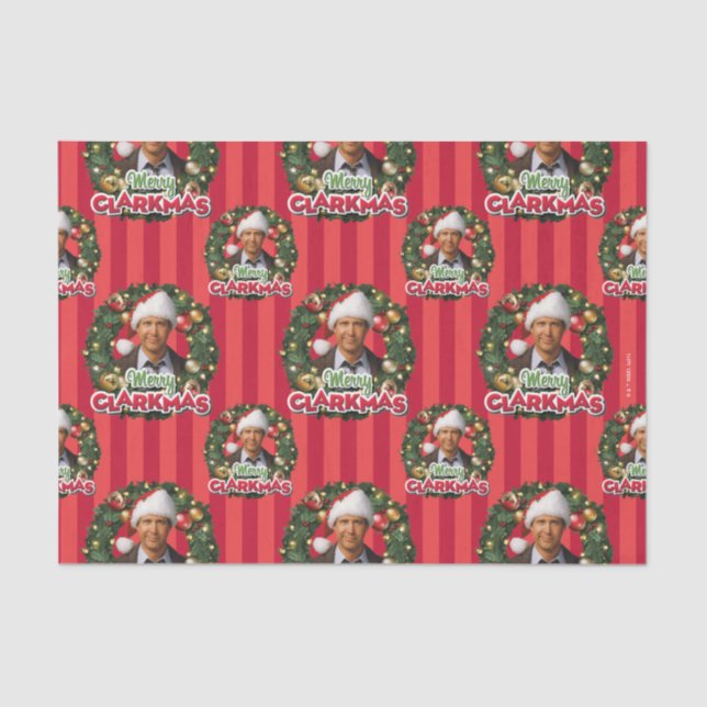 Christmas Vacation | Merry Clarkmas Pattern Tissue Paper (Front)