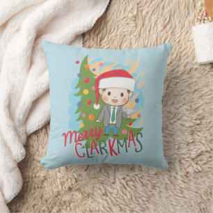 Christmas Vacation Merry Clarkmas Throw Pillow