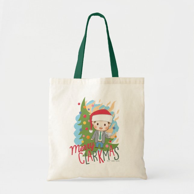 Christmas Vacation Merry Clarkmas Tote Bag (Front)