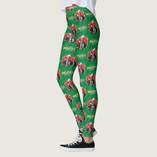 Christmas Vacation  Not the Brightest Bulb Patter Leggings