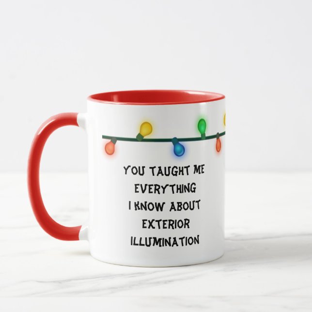 Christmas Vacation Quote Mug Christmas Lights (Left)