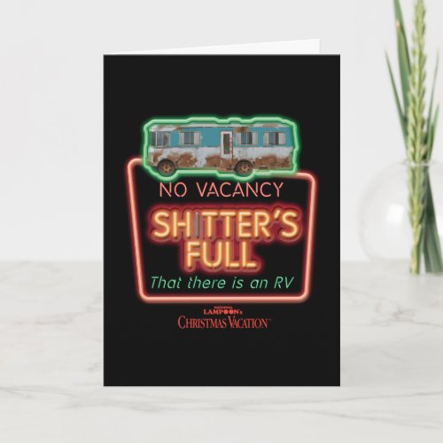 Christmas Vacation  Shtters Full Neon Sign Card